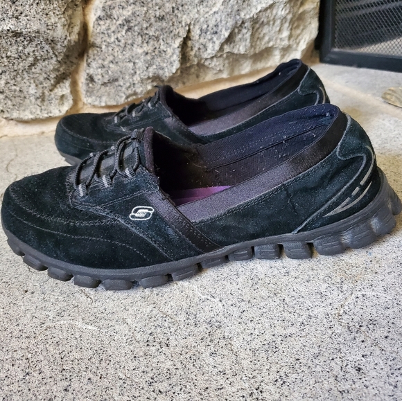 Skechers Black Slip On Shoes size 8.5 - Picture 7 of 13